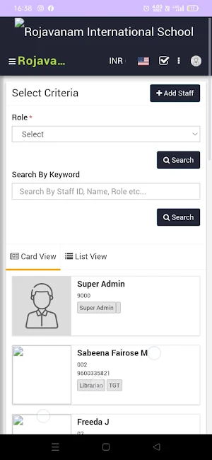 Rojavanam Admin Screenshot 0