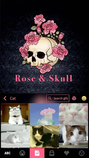 Roseskull Keyboard Theme Screenshot 2