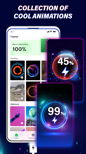 Battery Charging Animation 4D Screenshot 1