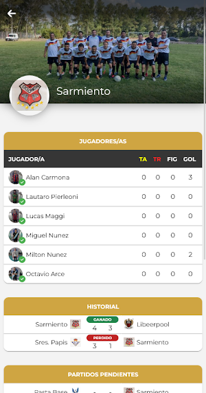 Liga de Fútbol del Tolima Screenshot 1