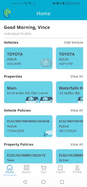 ECGC Insurance Screenshot 0