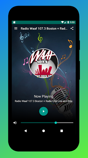 WAAF 107.3 Boston Radio FM App Screenshot 0