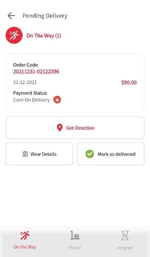 Door Steps Delivery Screenshot 2