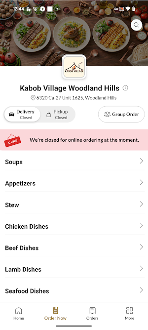 Kabob Village Woodland Hills Screenshot 1