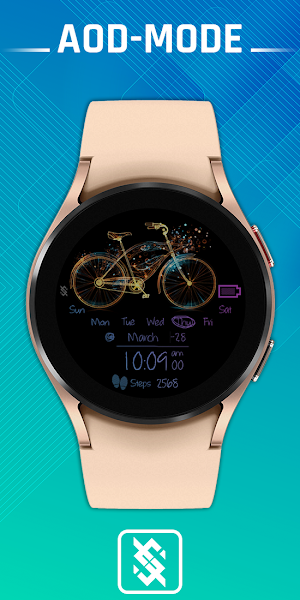 BFF54- Neon Art Flower Bicycle Screenshot 1