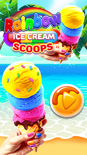 Rainbow Ice Cream Scoops Screenshot 3