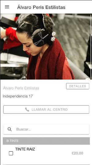 Álvaro Peris Estilistas Screenshot 0