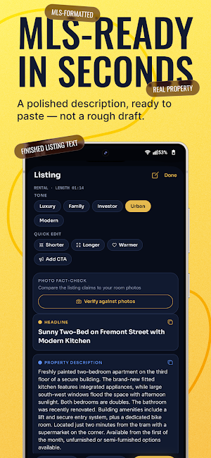 ListingCast: AI Real Estate Screenshot 2