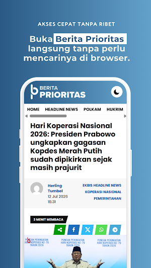 Berita Prioritas Screenshot 1
