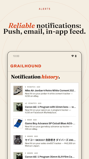 GrailHound: Marketplace Alerts Screenshot 3