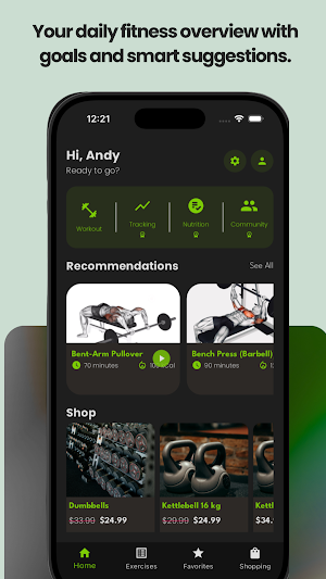 YaamFit: Gym, Home workouts Screenshot 0