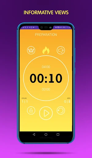 HIIT timer with music Screenshot 1