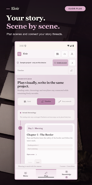 Eloir: Novel Writing Screenshot 2