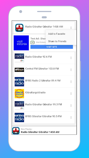 Radio Gibraltar + Radio online Screenshot 3