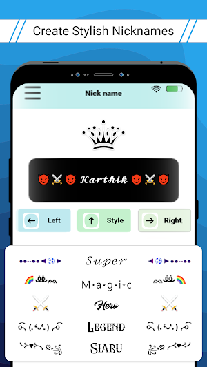 Nickname Text Generator Screenshot 1