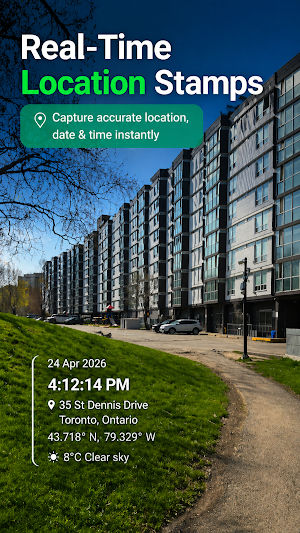 Timestamp Pro: GPS Map Camera Screenshot 0