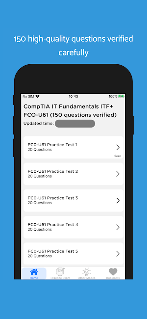 CompTIA ITF+ FC0-U61 2022 Screenshot 0