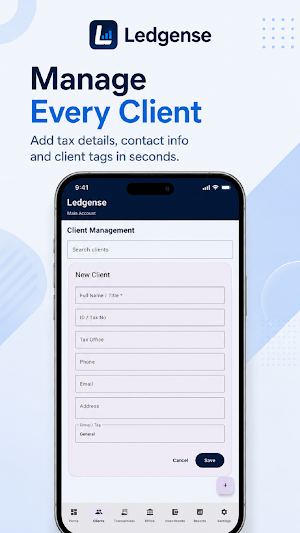 Ledgense: Accounting Tracker Screenshot 1