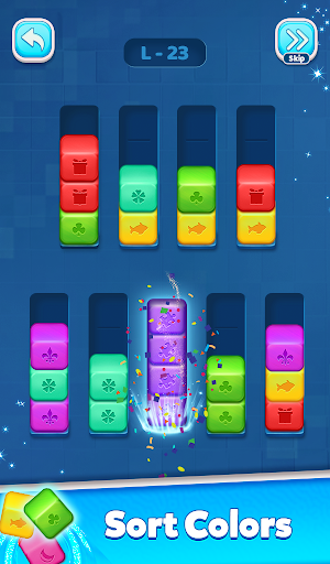 Block Sort 3D: Shuffle Blocks Screenshot 1