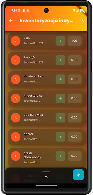 Inwentaryzacja Gastronomiczna Screenshot 3