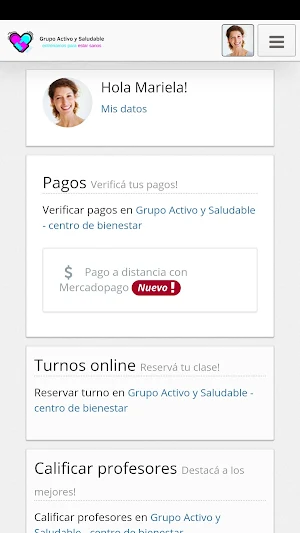 Grupo Activo y Saludable Screenshot 0