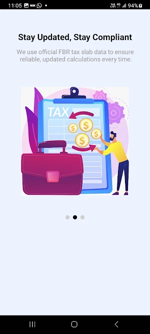 Income Tax Calculator Pakistan Screenshot 1