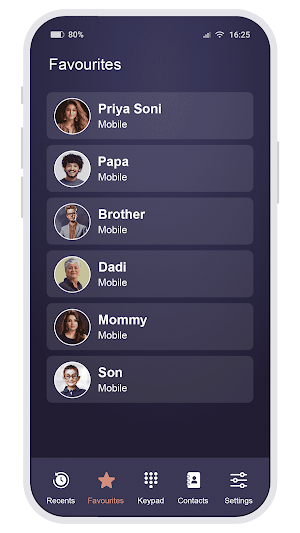 iCallScreen : Phone Dialer Screenshot 2