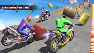 Superhero Bike Games Stunts Screenshot 2