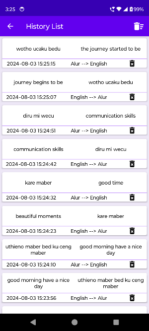 English To Alur Translator Screenshot 3