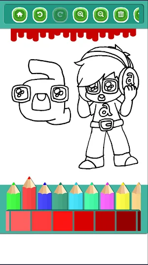 Alphabet Lore Coloring Book Screenshot 0
