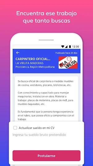 Laborum: búsquedas de trabajo Screenshot 1