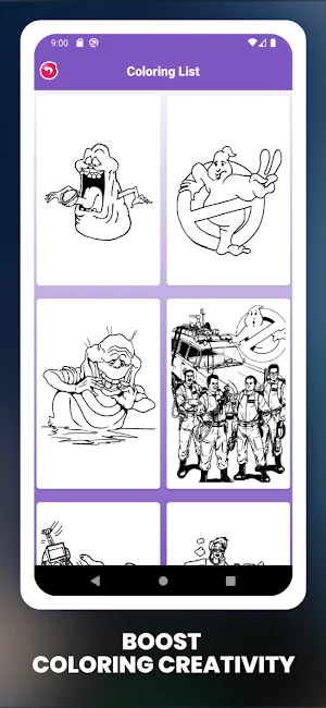 Ghostbusters Coloring Book Screenshot 1