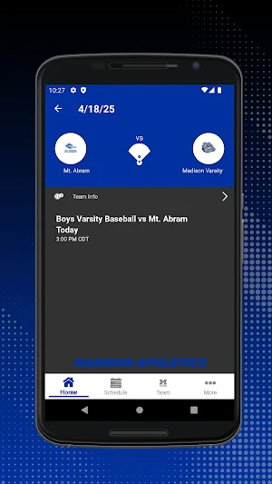 Madison Athletics Screenshot 2