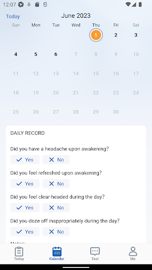 Prosomnus Oxymetrx Patient App Screenshot 3