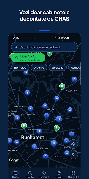 DentalMap: Stomatologi România Screenshot 1
