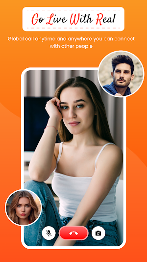 Live Talk Random Video Call Screenshot 1