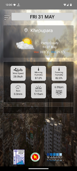 BMD Weather App Screenshot 0