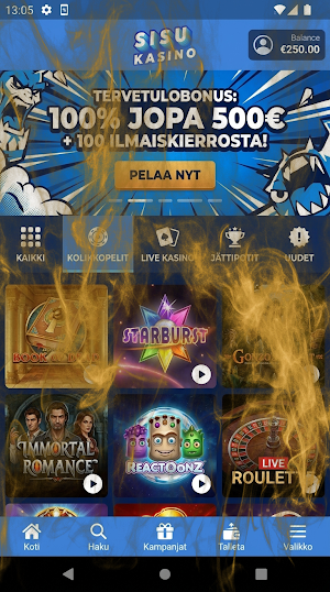 Sisu Kasino Screenshot 2