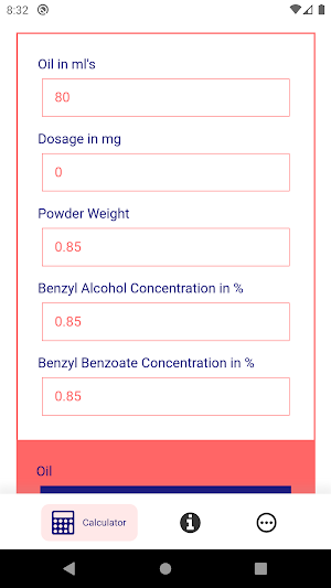 Anabolic Steroid Calculator Screenshot 0