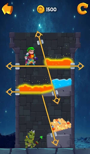 Hero Rescue PRO - Pin Pull - Save Princess Screenshot 3