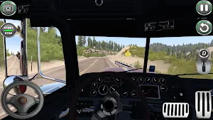 American Truck Driving Trailer Screenshot 2