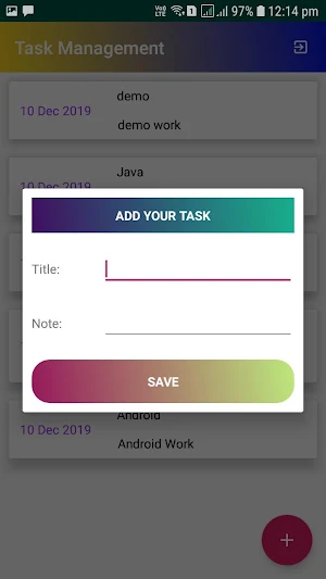 TaskManagement Screenshot 0