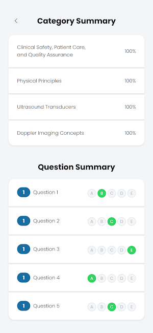 Sonography Practice Test Screenshot 2