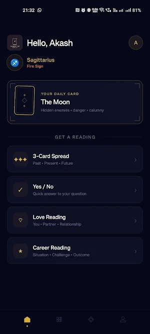 FreeTarot99 - Card Reading Screenshot 0