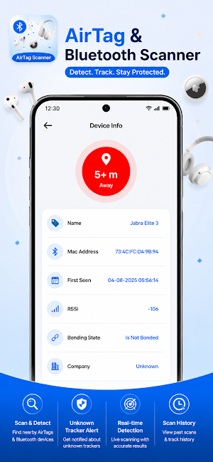 AirTag & Bluetooth Scanner Screenshot 1