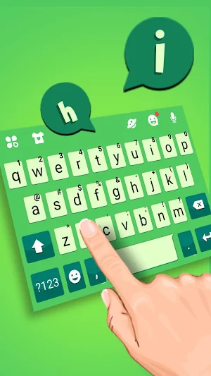 Chatting Messenger Keyboard Theme Screenshot 1