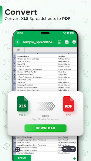 Excel Reader & XLSX Viewer Screenshot 3