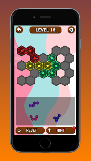 Donut Hexa Block Puzzle Game Screenshot 1