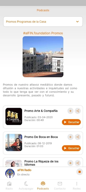 alFIN Radio Screenshot 1