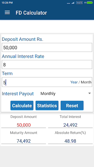 Financial Calculators, Banking Screenshot 1